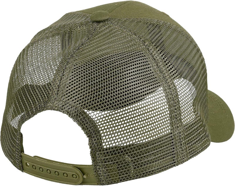 Falari Trucker Hat Baseball Cap Structured Plain Design 6 Panel, Adjustable Size - Image 5